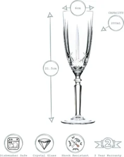 RCR Kristall Orchestra Cut Glas Champagner-Flöten-Gläser Set - 200ml - Packung Mit 6 6 RCR Kristall Orchestra Cut Glas Champagner-Flöten-Gläser Set - 200ml - Packung Mit 6 -Qualitätsladen Für Geschirr aef178132b41a6e1ce8893a3f1544f21 1