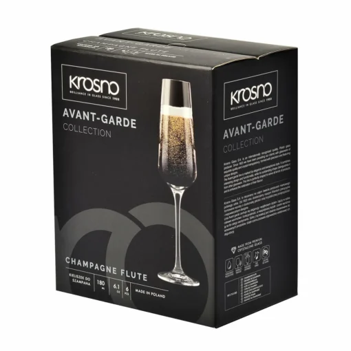 KROSNO Avant-Garde Sektgläser, 6er-Set, 180 Ml – Bild 9
