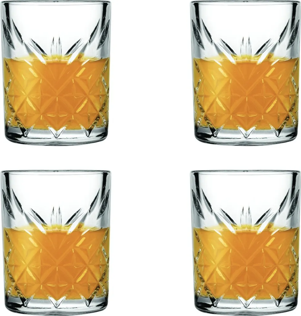 Pasabahce 52780 Shot Glas Stamper Timeless In Crystal Design 4er-Set 4 Pasabahce 52780 Shot Glas Stamper Timeless In Crystal Design 4er-Set – Bild 4