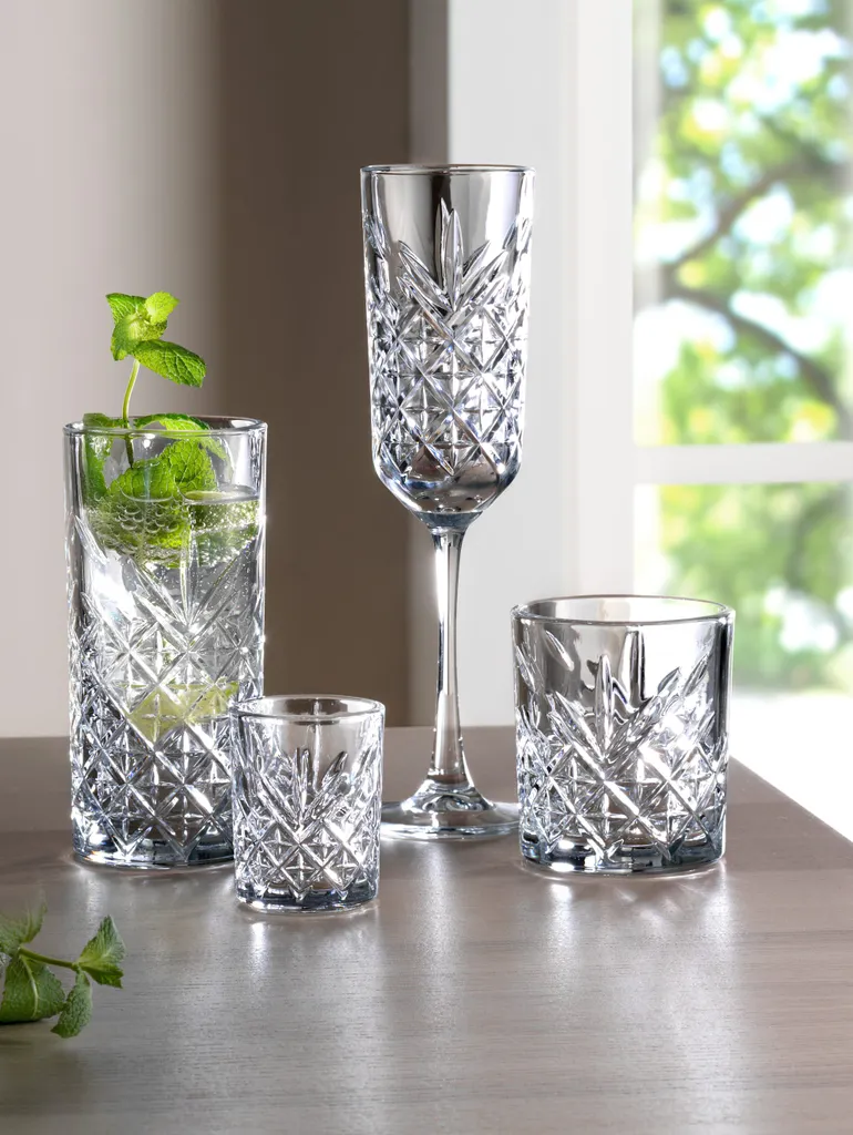 Pasabahce Gläser-Set "Timeless" 16-teilig Whiskey Longdrink Stamper Sekt Glas 2 Pasabahce Gläser-Set "Timeless" 16-teilig Whiskey Longdrink Stamper Sekt Glas – Bild 2