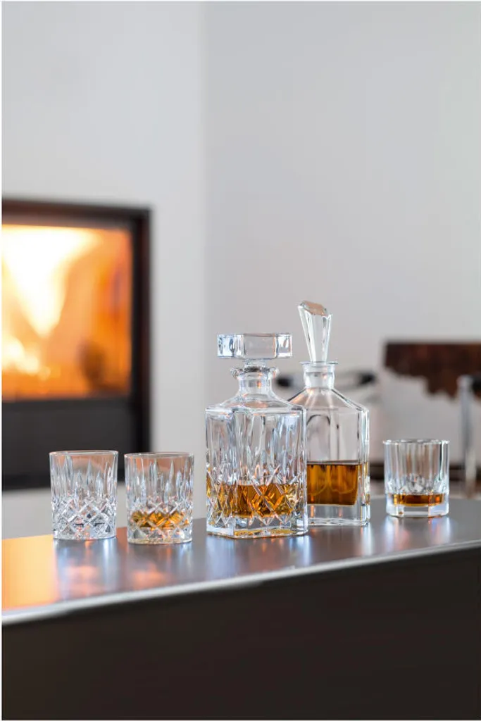 Nachtmann Noblesse Whiskybecher Set, 8er Set, Whiskyglas, Tumbler, Kristallglas, H 9.8 Cm 4 Nachtmann Noblesse Whiskybecher Set, 8er Set, Whiskyglas, Tumbler, Kristallglas, H 9.8 Cm – Bild 4