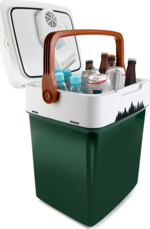 Tragbare Kühlbox Peme Ice-on Mini-Kühlschrank Für Auto Und Camping 32 Liter - In Pine Forest Grün – Bild 2