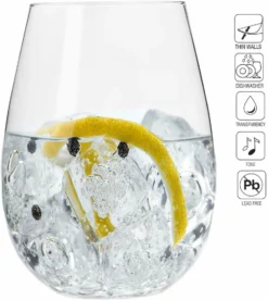 KROSNO Harmony Große Weißweingläser Ohne Stiel, 6er-Set, 500 Ml 29 KROSNO Harmony Große Weißweingläser Ohne Stiel, 6er-Set, 500 Ml -Qualitätsladen Für Geschirr b4966da070c9595723acb7eba022435e