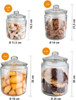 APS Vorratsglas -CLASSIC- /// Ø 11,5 Cm, H: 16 Cm, Volumen: 0,9 Liter /// Glas Polyethylen /// 82250 10 APS Vorratsglas -CLASSIC- /// Ø 11,5 Cm, H: 16 Cm, Volumen: 0,9 Liter /// Glas Polyethylen /// 82250 -Qualitätsladen Für Geschirr b5e11fbc7f3e6df3bf206523f2cb07fd