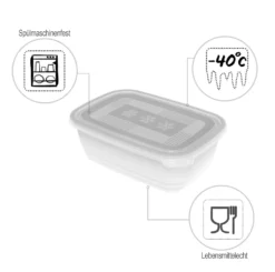 ROTHO Set Gefrierdosen 2 X 1.9 L FREEZE, Farbe:Transparent -Qualitätsladen Für Geschirr b6156a39dca8f4e83af455d661ff9e0c