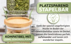PORADA 12 Stapelbare Gewürzgläser Set 150ml Glasbehälter Mit Deckel Aufbewahrung Küche Gewürzdosen Vorratsdosen Glas Mit Deckel Aufbewahrungsgläser Küchenorganisation Aufbewahrung… 18 PORADA 12 Stapelbare Gewürzgläser Set 150ml Glasbehälter Mit Deckel Aufbewahrung Küche Gewürzdosen Vorratsdosen Glas Mit Deckel Aufbewahrungsgläser Küchenorganisation Aufbewahrung… -Qualitätsladen Für Geschirr b668038f6899bdeaeecd00b88a3e00ee