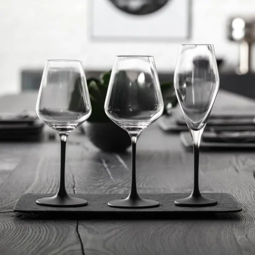 Villeroy & Boch Champagnerkelch Manufacture Rock Klar,schwarz, 4 Tlg. – Bild 4