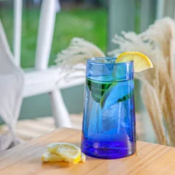 Nicola Spring 6 Stück Merzouga Recycled Longdrinkgläser Set - Trinkglas - 320ml - Blau 7 Nicola Spring 6 Stück Merzouga Recycled Longdrinkgläser Set - Trinkglas - 320ml - Blau -Qualitätsladen Für Geschirr b6ed37b1eed3424000a2f032436f7f4f