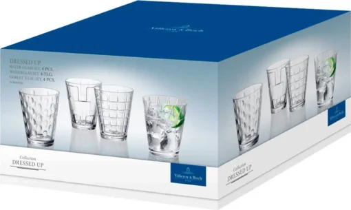 Villeroy & Boch Dressed Up Wasserglas Set 4tlg Clear 105mm / 0,31 L 1136208152 – Bild 8