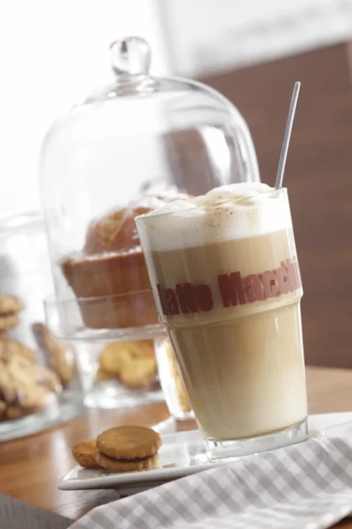 Leonardo Latte Macchiatto Becher 'Solo LM' Mit Löffel, 400ml, Ø 8,5 X 14,7cm (4er Set) – Bild 13