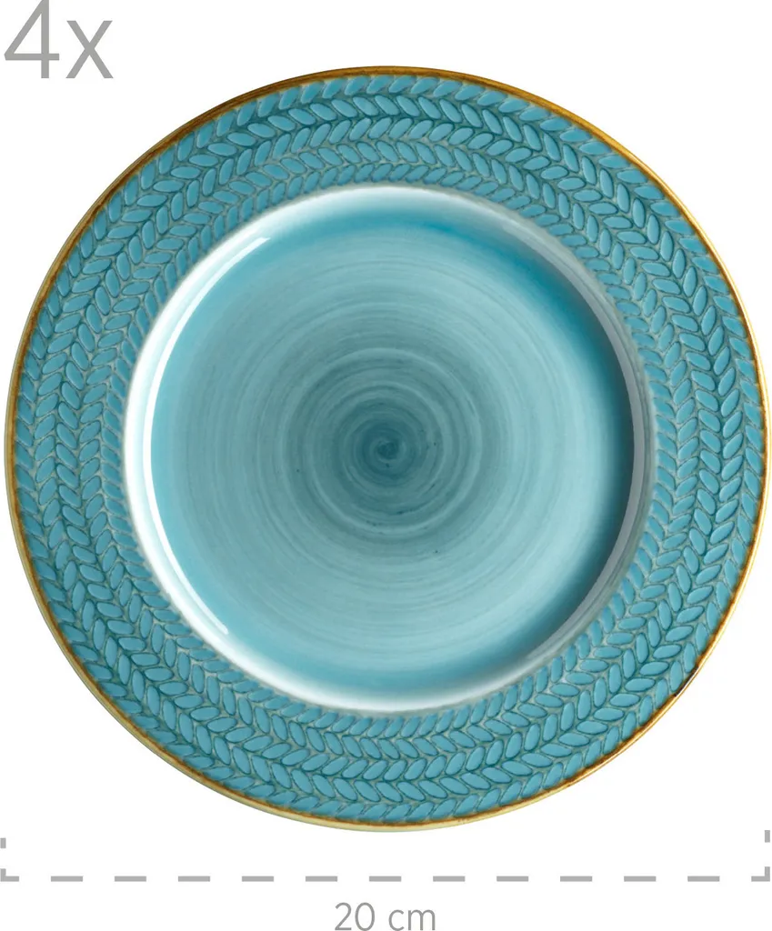 Mäser 931942 Kaffeeservice Prospero Für 6 Personen, Porzellan, Blau (1 Set, 12-teilig) 7 Mäser 931942 Kaffeeservice Prospero Für 6 Personen, Porzellan, Blau (1 Set, 12-teilig) – Bild 7