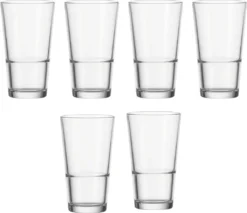 Leonardo Stapelbecher Set Event 6 Teilig Glas Trinkglas 330 Ml Spülmaschinenfest -Qualitätsladen Für Geschirr bc4b93c720231b1de7ad34a5786cf82f
