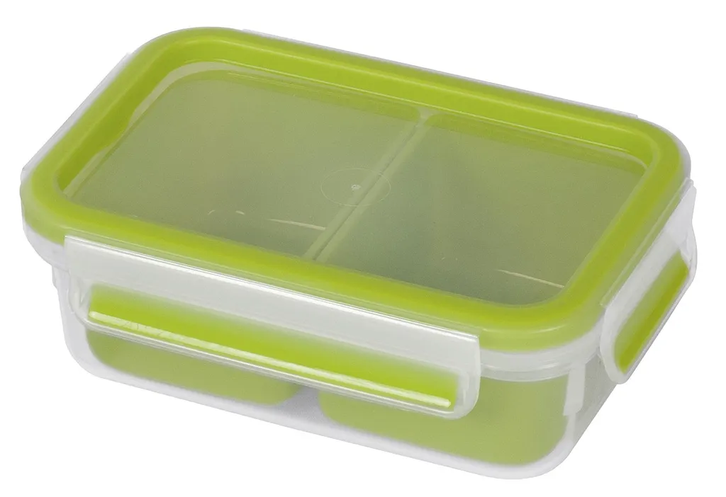 Emsa Snackbox CLIP & GO 0,55 Liter Transparent / Grün 5 Emsa Snackbox CLIP & GO 0,55 Liter Transparent / Grün – Bild 5