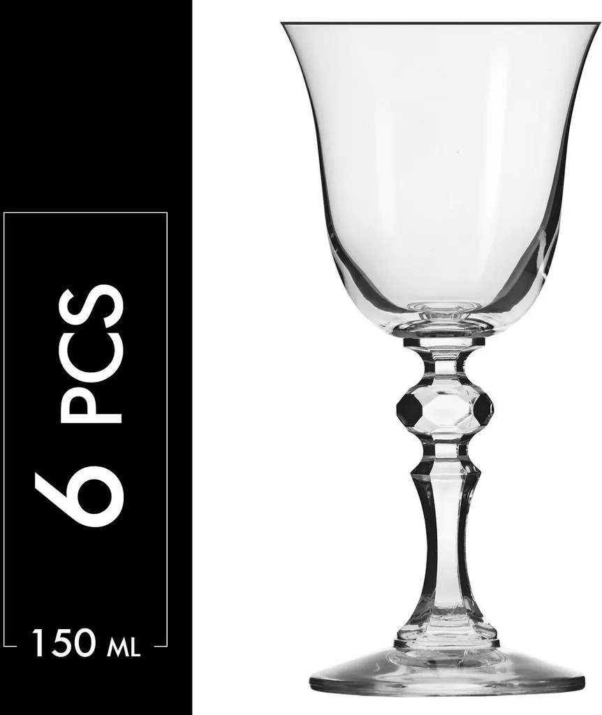 KROSNO Weiß-Weinglas | Set Von 6 | 150 ML | Krista Kollektion | Kristallglas | Weißweingläser | Perfekt Für Zuhause, Restaurants Und Partys | Spülmaschinenfest 10 KROSNO Weiß-Weinglas | Set Von 6 | 150 ML | Krista Kollektion | Kristallglas | Weißweingläser | Perfekt Für Zuhause, Restaurants Und Partys | Spülmaschinenfest – Bild 10