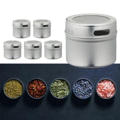 Aufbewahrungsdosen Magnetisch 6er Set Gewürzdosen Gewürzbehälter Mehrzweckdose Dosen 7 Aufbewahrungsdosen Magnetisch 6er Set Gewürzdosen Gewürzbehälter Mehrzweckdose Dosen -Qualitätsladen Für Geschirr bfa16411f81231fc3b35bc3d4b54390f