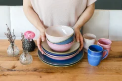 Mäser 931946 Tafelservice Ossia Für 6 Personen, Steinzeug, Blau (1 Set, 12-teilig) 12 Mäser 931946 Tafelservice Ossia Für 6 Personen, Steinzeug, Blau (1 Set, 12-teilig) -Qualitätsladen Für Geschirr c1836a66583fbaa06a30b5504e738677