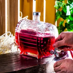 GETRÄNKESPENDER Mit Zapfhahn Für Likör Wein Fass Wasserspender Saftspender 1,5 L -Qualitätsladen Für Geschirr c1e4dee92a7459f6d9107c133d017463