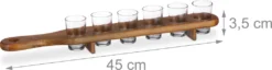 Relaxdays Schnapsbrett Holz Mit 6 Gläsern 10 Relaxdays Schnapsbrett Holz Mit 6 Gläsern -Qualitätsladen Für Geschirr c29ecc06eea611b072faba2aebd27b27
