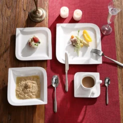 MALACASA, Serie Joesfa, 30 Tlg. Cremeweiß Porzellan Geschirrset Kombiservice Tafelservice Im Eleganten Design Mit Je 6 Tassen, 6 Untertassen, 6 Dessertteller, 6 Suppenteller Und 6 Speiseteller 16 MALACASA, Serie Joesfa, 30 Tlg. Cremeweiß Porzellan Geschirrset Kombiservice Tafelservice Im Eleganten Design Mit Je 6 Tassen, 6 Untertassen, 6 Dessertteller, 6 Suppenteller Und 6 Speiseteller -Qualitätsladen Für Geschirr c2a27e85bb6d2766010fa860d83de4fb