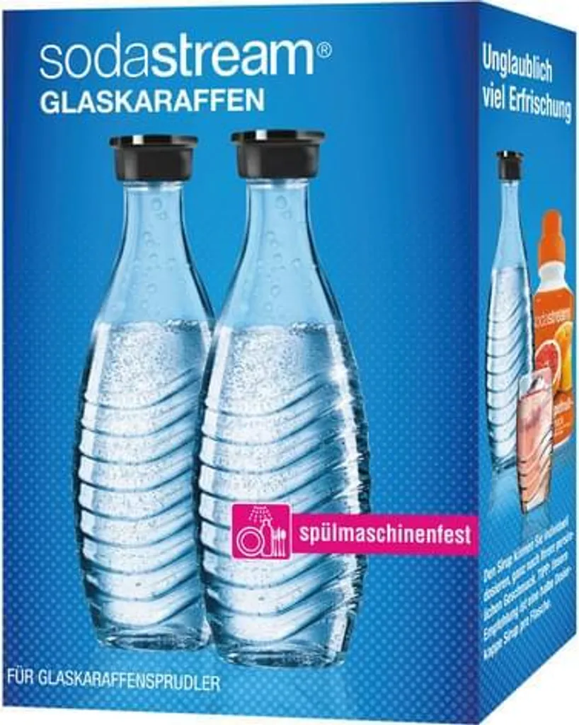 SodaStream Glaskaraffen 0,6 Liter Im 2er-Pack, 764997 16 SodaStream Glaskaraffen 0,6 Liter Im 2er-Pack, 764997 – Bild 16