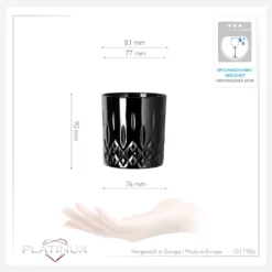 Schwarze Trinkgläser Mit Diamant Muster Aus Glas 250ml (max. 300ml) Gläser Whiskeygläser -Qualitätsladen Für Geschirr c380768269fc98e7c5f9b4b46d573655