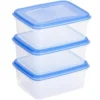 Club Cuisine Gefrierdose 1,2L 3er-Set Transparent Blau
