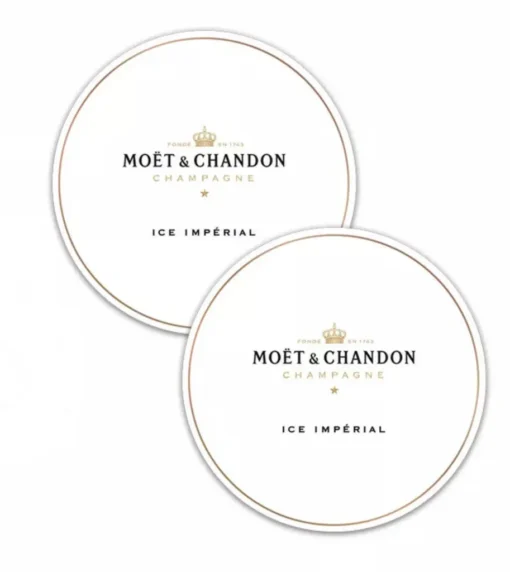 Moët & Chandon Champagnergläser ICE IMPERIAL 450ml Aus Acryl Set Mit 4 Gläsern Inkl. Untersetzer – Bild 2