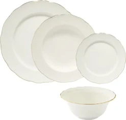 Kütahya Porselen Ilay 24 Teile Porzellan Geschirr Set Gold BNILY24Y2520 18 Kütahya Porselen Ilay 24 Teile Porzellan Geschirr Set Gold BNILY24Y2520 -Qualitätsladen Für Geschirr c56860c0429cf1a2cd0456105d8327fa