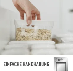 Emsa Trockenvorratsdose OPTIMA 5er Set (0,45/2x1/1,6/2,2L) -Qualitätsladen Für Geschirr c57f27a136626b33ed51e69a27b4b919