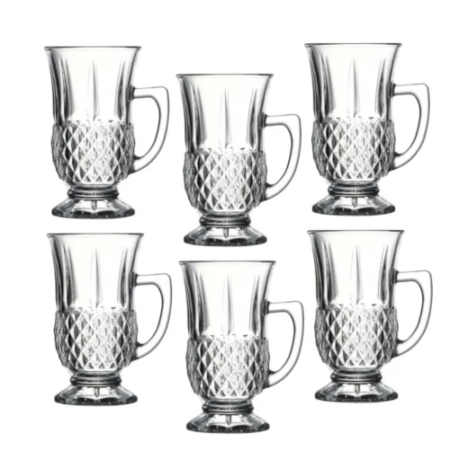 Pasabahce IstanbulTeeglas 6er Set Gläser Teegläser Trinkgläser Mit Henkel – Bild 2