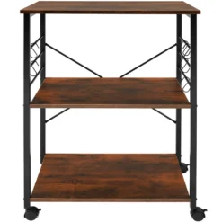 Tectake Servierwagen Rugby 65,5x45,5x88,5cm - Industrial Dunkelbraun 17 Tectake Servierwagen Rugby 65,5x45,5x88,5cm - Industrial Dunkelbraun -Qualitätsladen Für Geschirr c64830db3a2843865db50286820b3461