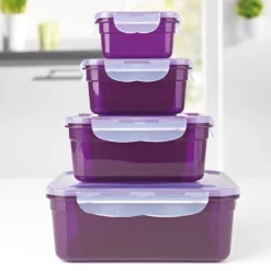 GOURMETmaxx Frischhaltedosen Klick-it 28-tlg. In Lila Frischhaltedosen Set Klick-It Gefrierdosen Lunchbox Brotdose 14 Stück Lila 18 GOURMETmaxx Frischhaltedosen Klick-it 28-tlg. In Lila Frischhaltedosen Set Klick-It Gefrierdosen Lunchbox Brotdose 14 Stück Lila -Qualitätsladen Für Geschirr c69a29318bcd78fbc88d609a102fb078