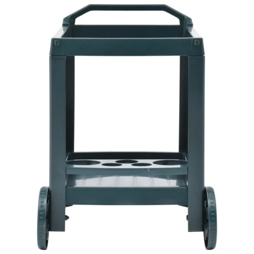 VidaXL Getränkewagen Grün 69×53×72 Cm Kunststoff – Bild 4