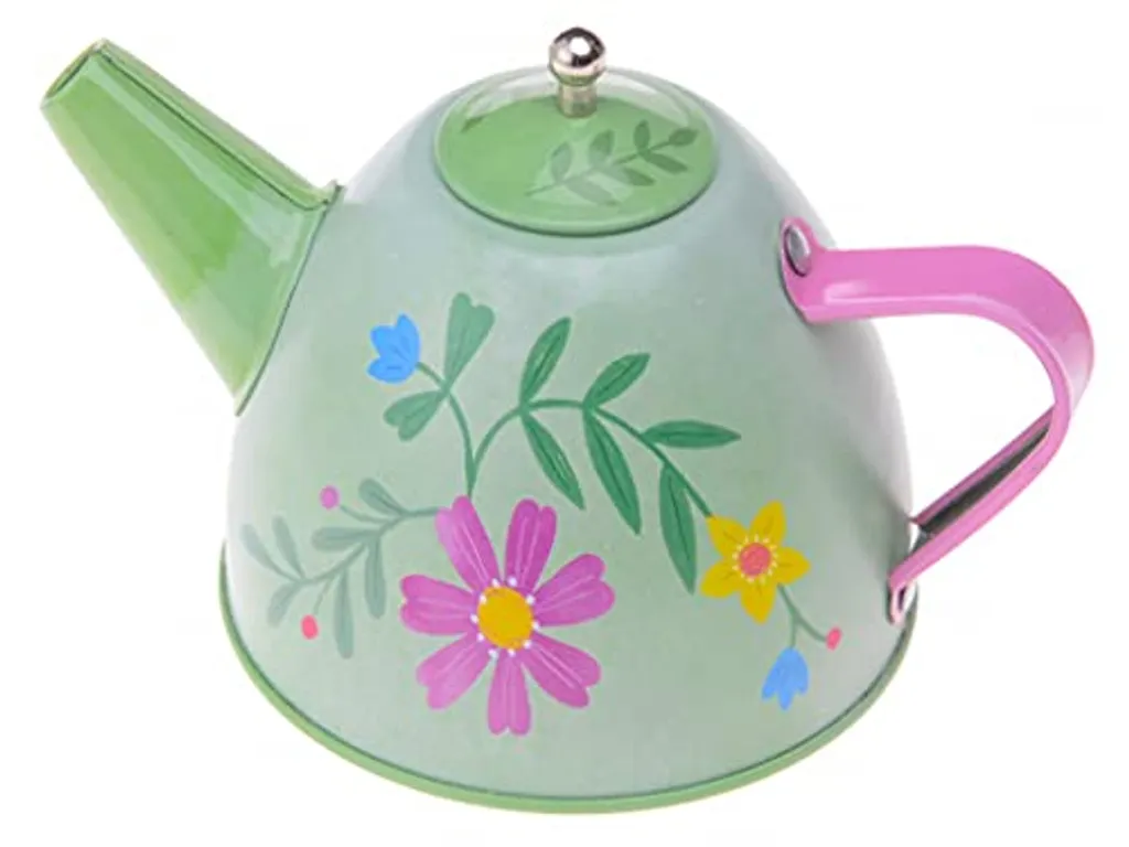 Kinderspiel Zinn Teeservice & Tragetasche, 15-teilig - Safari Design 5 Kinderspiel Zinn Teeservice & Tragetasche, 15-teilig - Safari Design – Bild 5