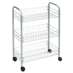 MetalTex Allzweckwagen - Silberfarben - Metall - Mit 3 Etagen 5 MetalTex Allzweckwagen - Silberfarben - Metall - Mit 3 Etagen -Qualitätsladen Für Geschirr c6f71289b7bd6a7edf33bd86c77a14ce
