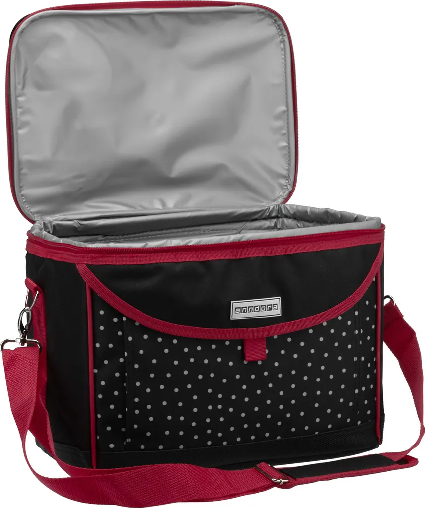 Kühlbox Kühltasche Klein Schwarz Weiß 35 X 24 X 27 Cm- Snövit - Schwarz Weiss 4 Kühlbox Kühltasche Klein Schwarz Weiß 35 X 24 X 27 Cm- Snövit - Schwarz Weiss – Bild 4
