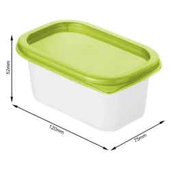 ROTHO Set Gefrierdosen 4 X 0.2 L DOMINO, Farbe:Limettengrün -Qualitätsladen Für Geschirr c7bdeaf90dc2badb4888f9de46247f32
