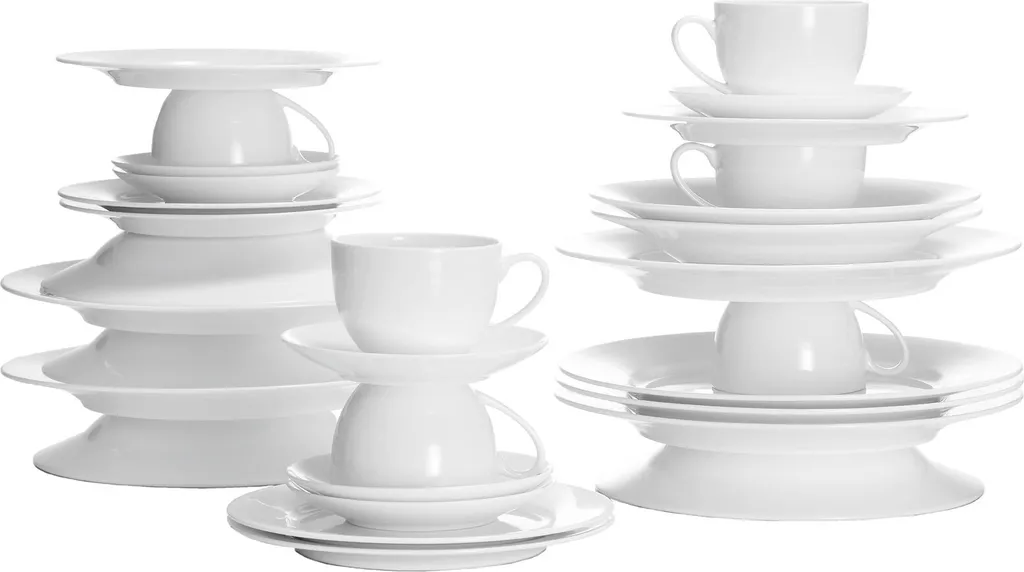 Maxwell & Williams Cashmere Resort Kaffee- Und Tafelset, Coupe, Geschenkbox, Bone China Porzellan, 30-tlg., BC1960 4 Maxwell & Williams Cashmere Resort Kaffee- Und Tafelset, Coupe, Geschenkbox, Bone China Porzellan, 30-tlg., BC1960 – Bild 4
