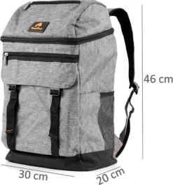 CampFeuer Kühlrucksack 20 Liter Grau, Leicht Und Wasserdicht 7 CampFeuer Kühlrucksack 20 Liter Grau, Leicht Und Wasserdicht -Qualitätsladen Für Geschirr c942329daf1f4be376bbef383ef0e3ce