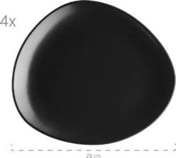 Mäser 931730 Kombiservice Glendale Für 4 Personen, Steinzeug, Schwarz (1 Set, 16-teilig) 10 Mäser 931730 Kombiservice Glendale Für 4 Personen, Steinzeug, Schwarz (1 Set, 16-teilig) -Qualitätsladen Für Geschirr c97a4de5c89a54fe3490c75f3a0d4de9