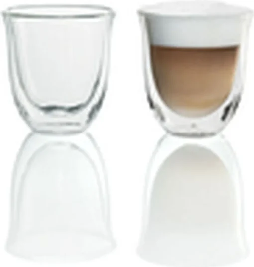 De'Longhi DeLonghi Cappuccino 2er Doppelwandiges Thermoglas – Bild 4