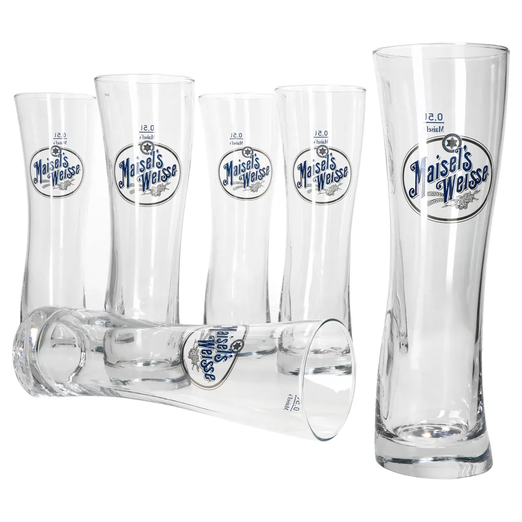Van Well 6x Maisel’s Weisse Weizenbiergläser 0,5L Geeicht Hefe Weißbierglas Beer 2 Van Well 6x Maisel’s Weisse Weizenbiergläser 0,5L Geeicht Hefe Weißbierglas Beer – Bild 2