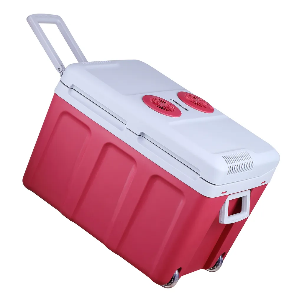 AREBOS Elektrische Kühlbox 40 Liter, Zum Kühlen Und Warmhalten, Mobil Kühlschrank Mit ECO Modus, 12/230 V Für Auto Und Steckdose 10 AREBOS Elektrische Kühlbox 40 Liter, Zum Kühlen Und Warmhalten, Mobil Kühlschrank Mit ECO Modus, 12/230 V Für Auto Und Steckdose – Bild 10