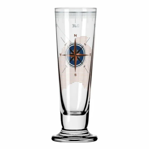 Ritzenhoff Heldenfest 05 Schnapsglas, Pinnchen KOMPASS By Iris Interthal 2018 – Bild 4