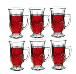 Pasabahce IstanbulTeeglas 6er Set Gläser Teegläser Trinkgläser Mit Henkel -Qualitätsladen Für Geschirr cb7eab8876ab0559d2f60bccd3af0454