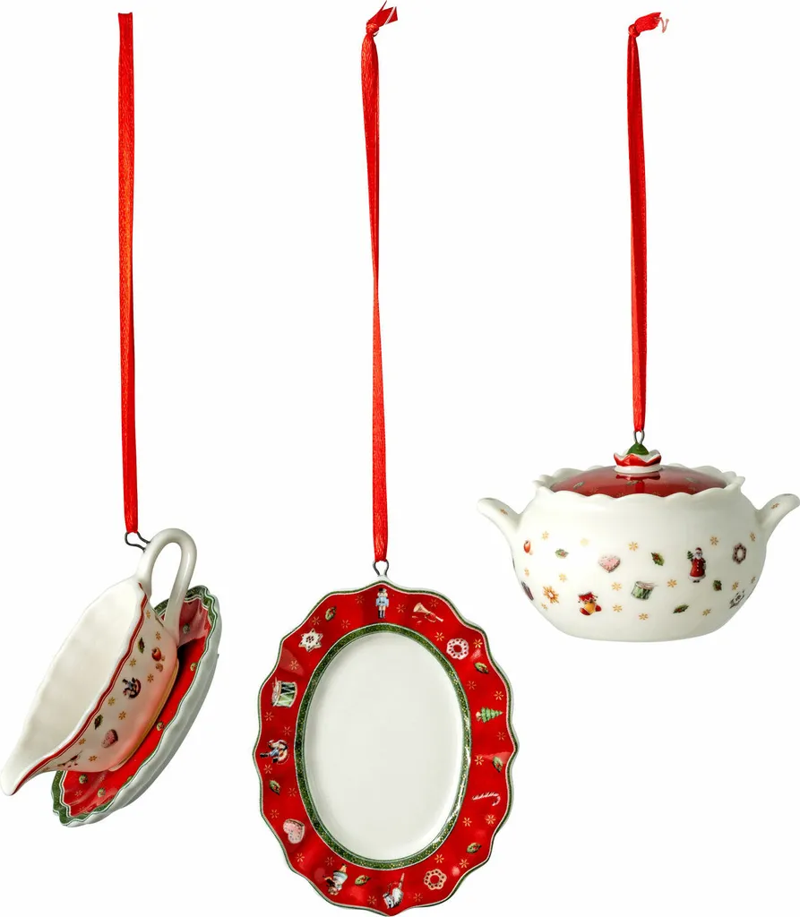 Villeroy & Boch Toy's Delight Decoration Ornamente Servierteile, Set 3tlg. 1486596666 1 Villeroy & Boch Toy's Delight Decoration Ornamente Servierteile, Set 3tlg. 1486596666