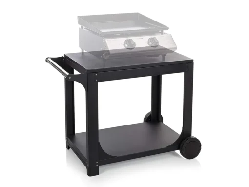 ROLLWAGEN Mit Praktischer Arbeitshöhe Für Outdoor Gasgrill Camping Servierwagen – Bild 2