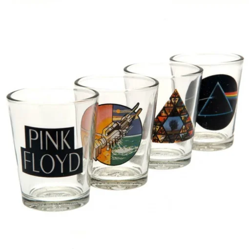 Pink Floyd - Schnapsgläser - 4er-Pack TA7478 (Einheitsgröße) (Transparent) – Bild 2