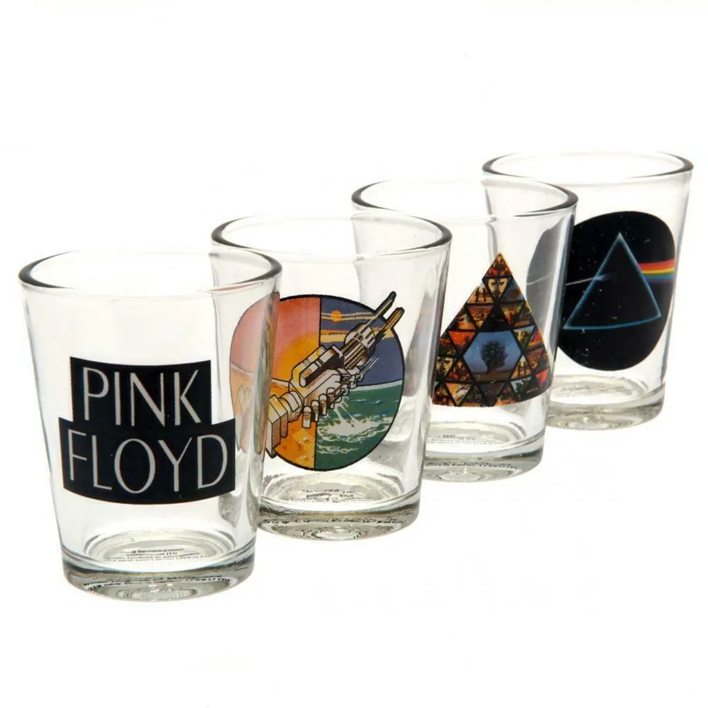 Pink Floyd - Schnapsgläser - 4er-Pack TA7478 (Einheitsgröße) (Transparent) 2 Pink Floyd - Schnapsgläser - 4er-Pack TA7478 (Einheitsgröße) (Transparent) – Bild 2