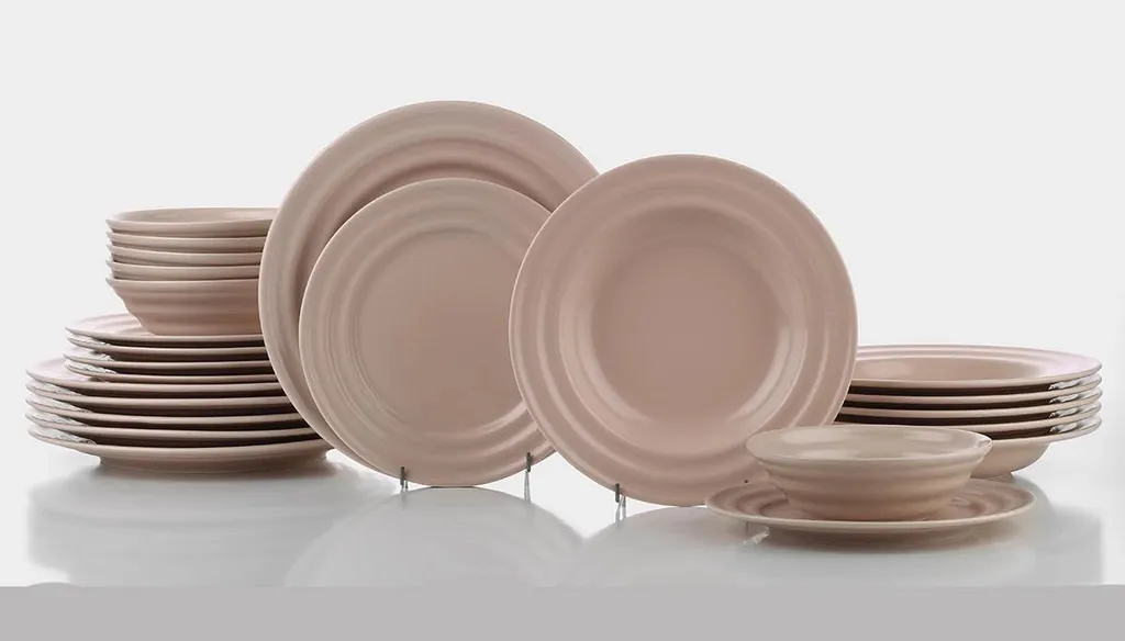 Kütahya Porselen 24 Teile Porzellan Geschirr Set Tuvana Pink PTN24Y2M0007 5 Kütahya Porselen 24 Teile Porzellan Geschirr Set Tuvana Pink PTN24Y2M0007 – Bild 5
